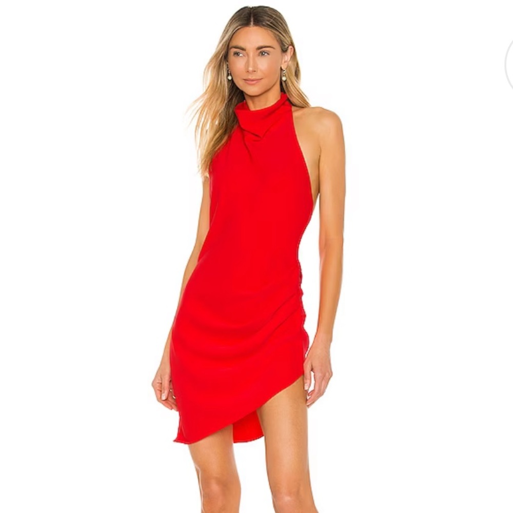 Amanda Uprichard Samba dress in Crimson, size XS
